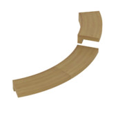 Угловой деревянный фланец SAWO TH-COLLAR-W6-CNR-D